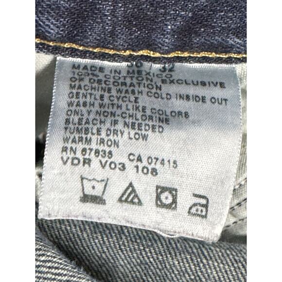 Nautica Jeans Men 36 Straight Fit Blue Denim Pants - Picture 11 of 11